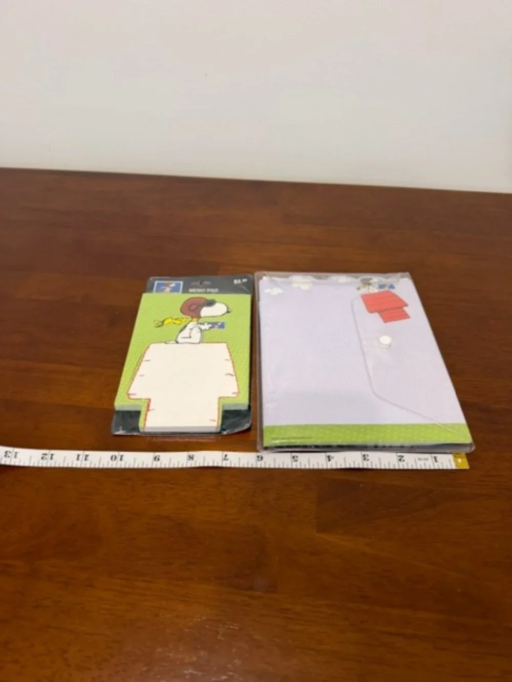 NIB Vintage 2001 Peanuts Snoopy Flying Ace Hallmark Stationery Folio Memo Bundle